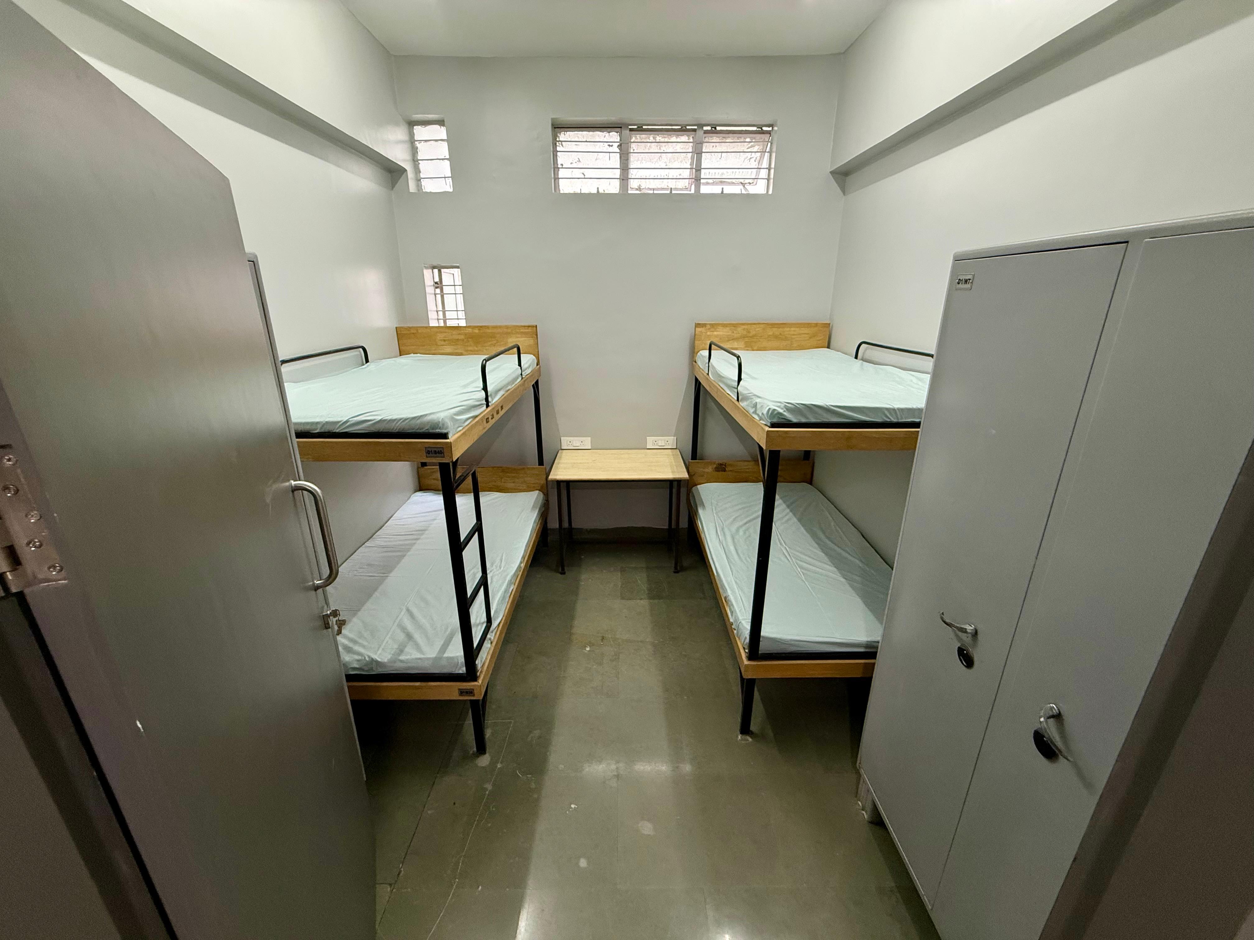 4-Seater Partitioned Dormitory Non-AC at Firodia Hostel